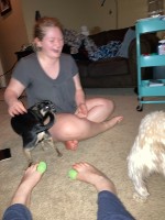 max and ruby being chaotic